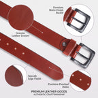 Classic Brown Leather Belt